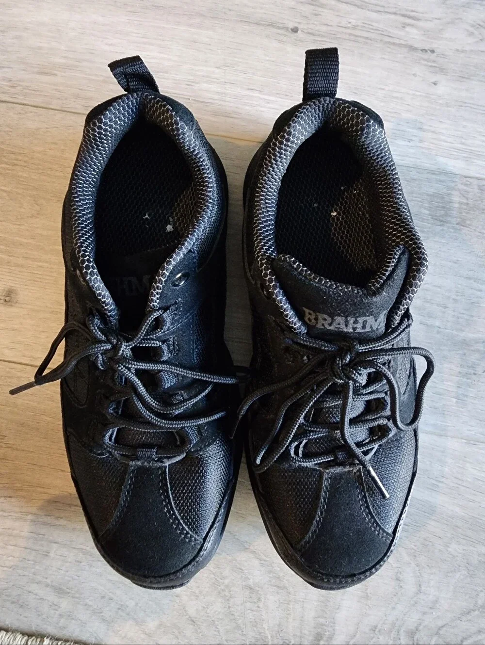 Brahma Black Steel Toe Safety Work Sneakers Men’s Size 7